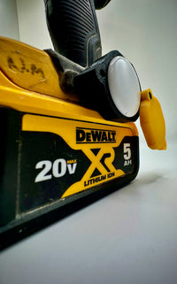 DeWalt AirTag holder black base yellow lid