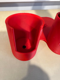 Milwaukee M12 tabletop drill stand angle view