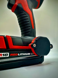 Milwaukee M18 AirTag Holder Red Base Black Lid