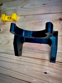 DeWalt DCW600 wallmount holder angle view