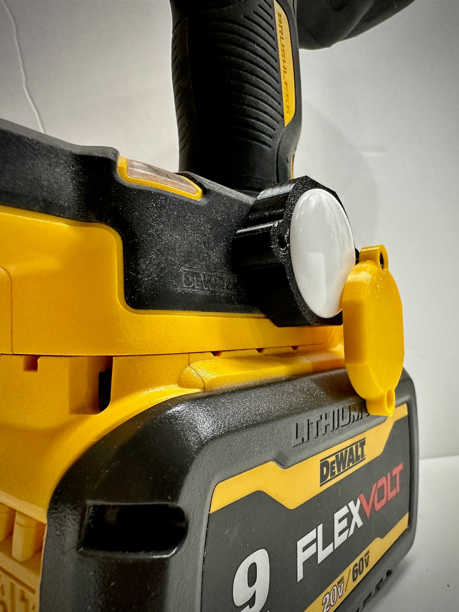 DeWalt 20V nailer and stapler AirTag holder product display