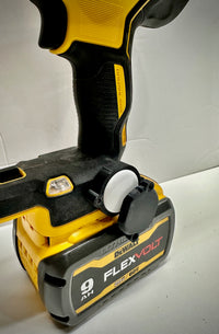 DeWalt nailer AirTag mount angle view