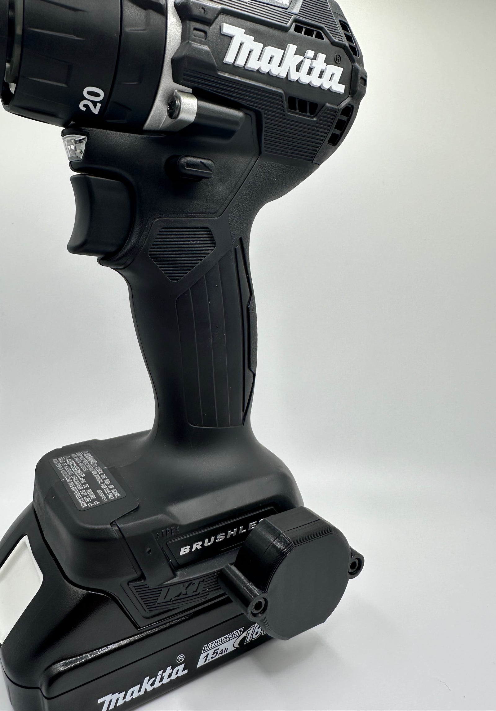 Makita AirTag holder side angle view