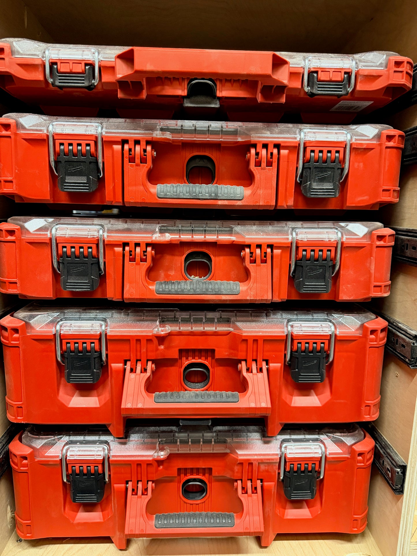 Milwaukee PACKOUT Drawer Brackets | Space Saving Organizer Mount | PACKOUT Storage System | Tool Drawer Organizer | Garage Cabinet Storage