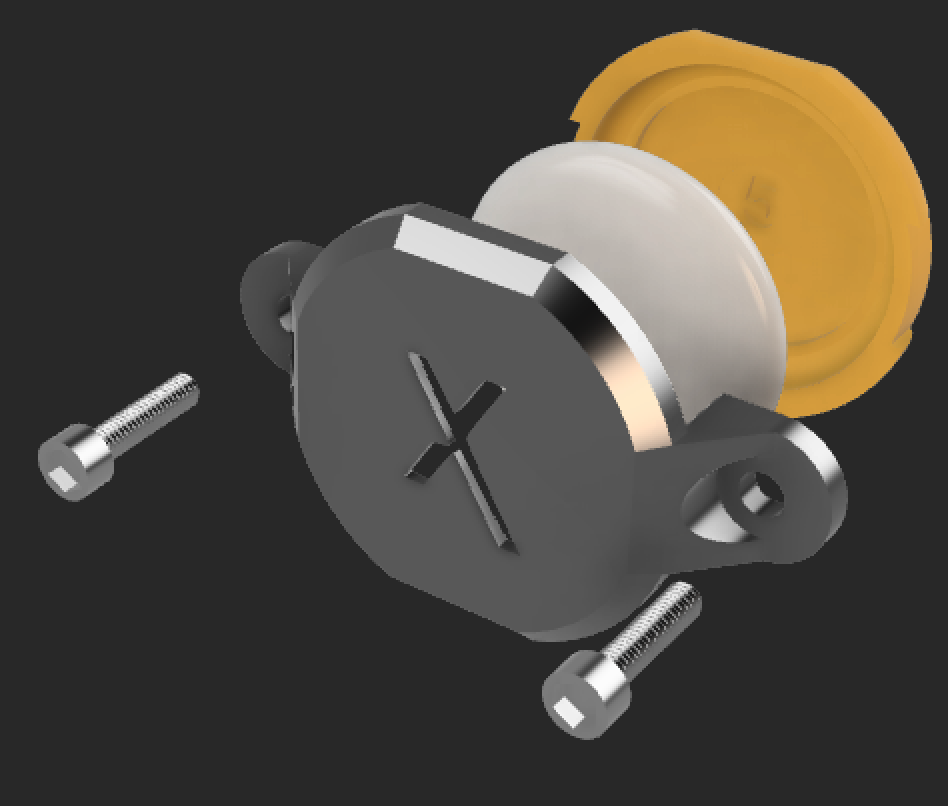 DeWalt drywall sander AirTag surface mount product render