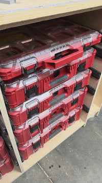 Milwaukee PACKOUT Drawer Brackets | Space Saving Organizer Mount | PACKOUT Storage System | Tool Drawer Organizer | Garage Cabinet Storage