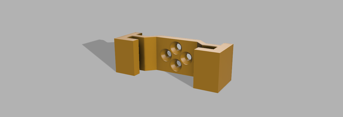 DeWalt 20V battery wall mount design render